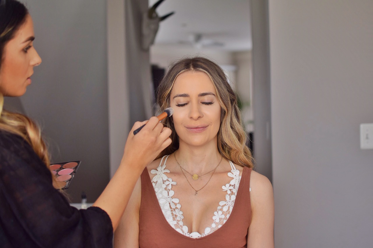 Makeup artist, Shirin Ratner of Makeup by Shirin, is doing makeup - The Everyday Vogue 