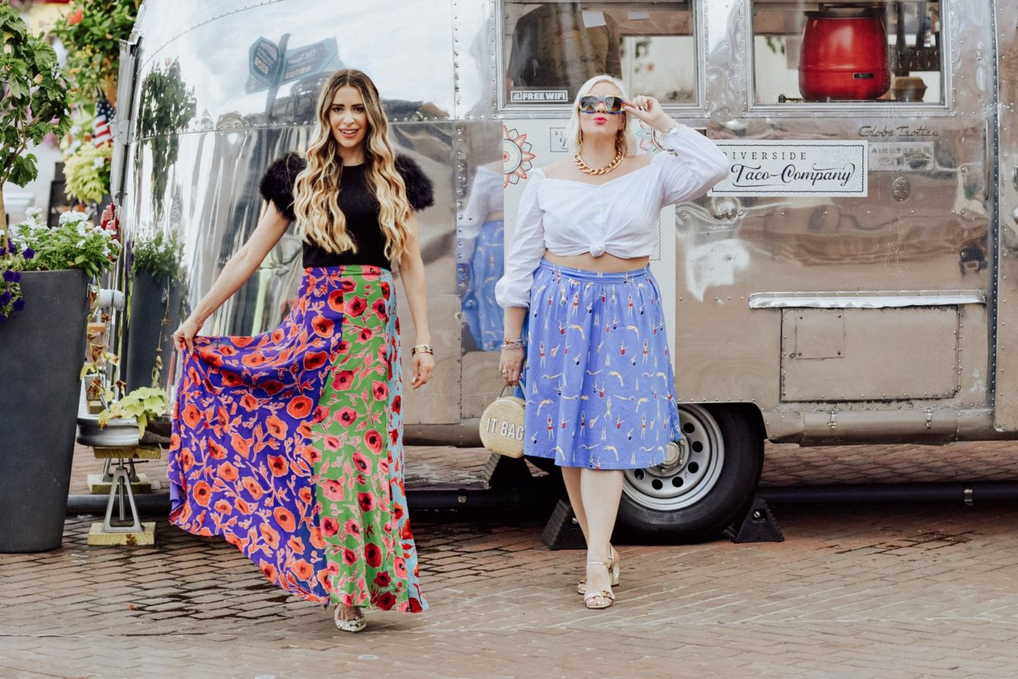 comparing yourself to others is what these two fashion bloggers say